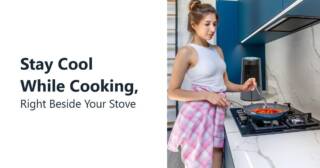 This Fan Fits Right Beside Your Gas Stove – Here is Why That Matters