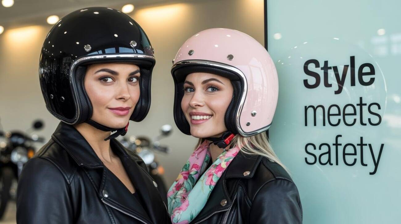 Style Meets Safety: Choosing the Perfect Ladies Helmet and Half Face Helmet