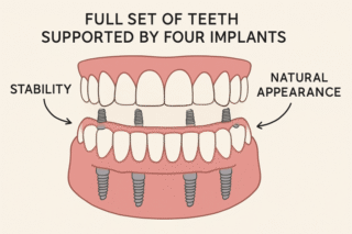 Implant-Supported Dentures: All-on-4 for a Permanent Smile