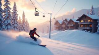 Skiing Winter Adventures In Idaho